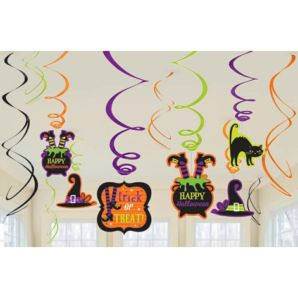ハロウィン デコレーション 魔女 Witch Swirl Value Pack コスプレ