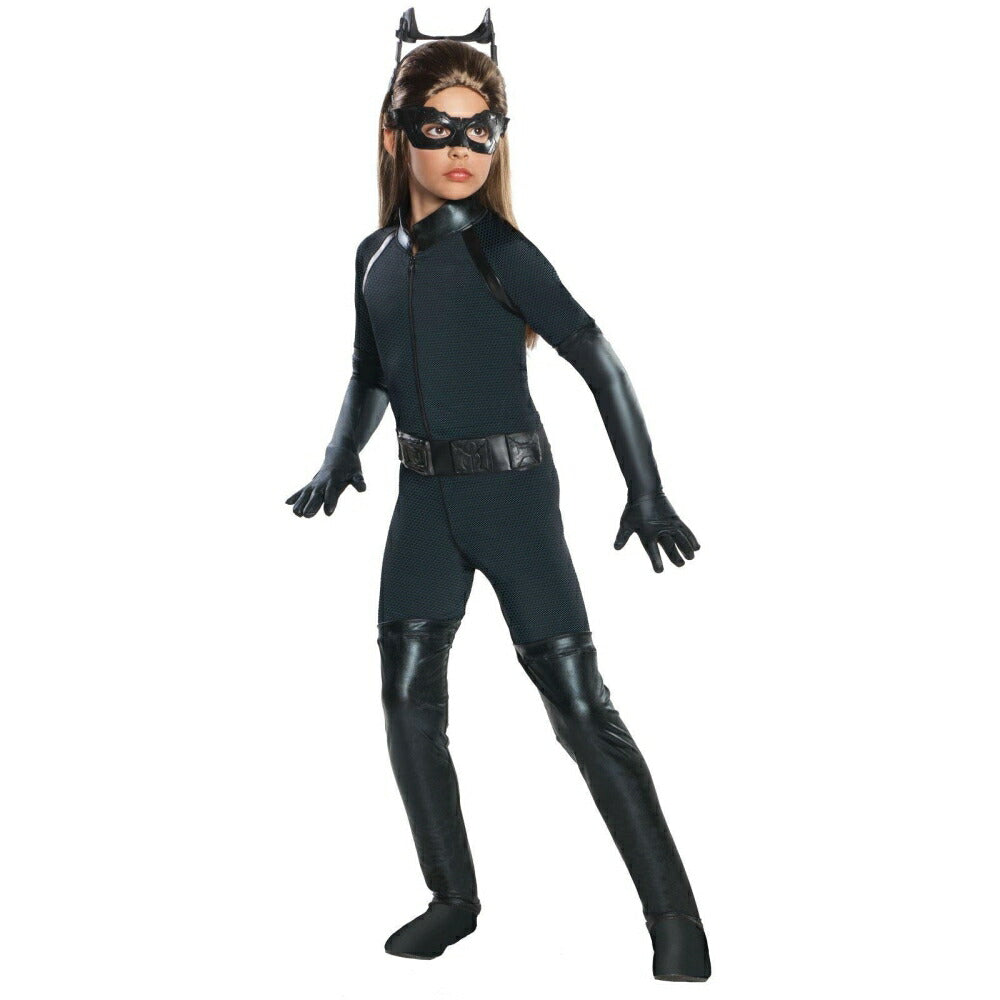 キャットウーマン 衣装、コスチューム 子供女性用 バットマン ダーク・ナイト・ライジング コスプレ