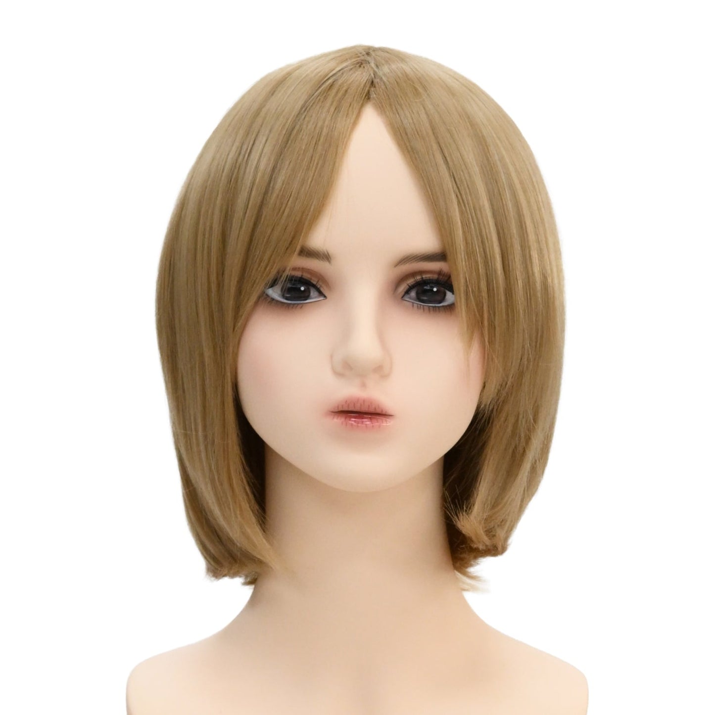 ウィッグ ボブ ゴールド アッシュゴールド 金 コスプレ かつら 大人用 女性用 耐熱 カラー 仮装グッズ aw0024