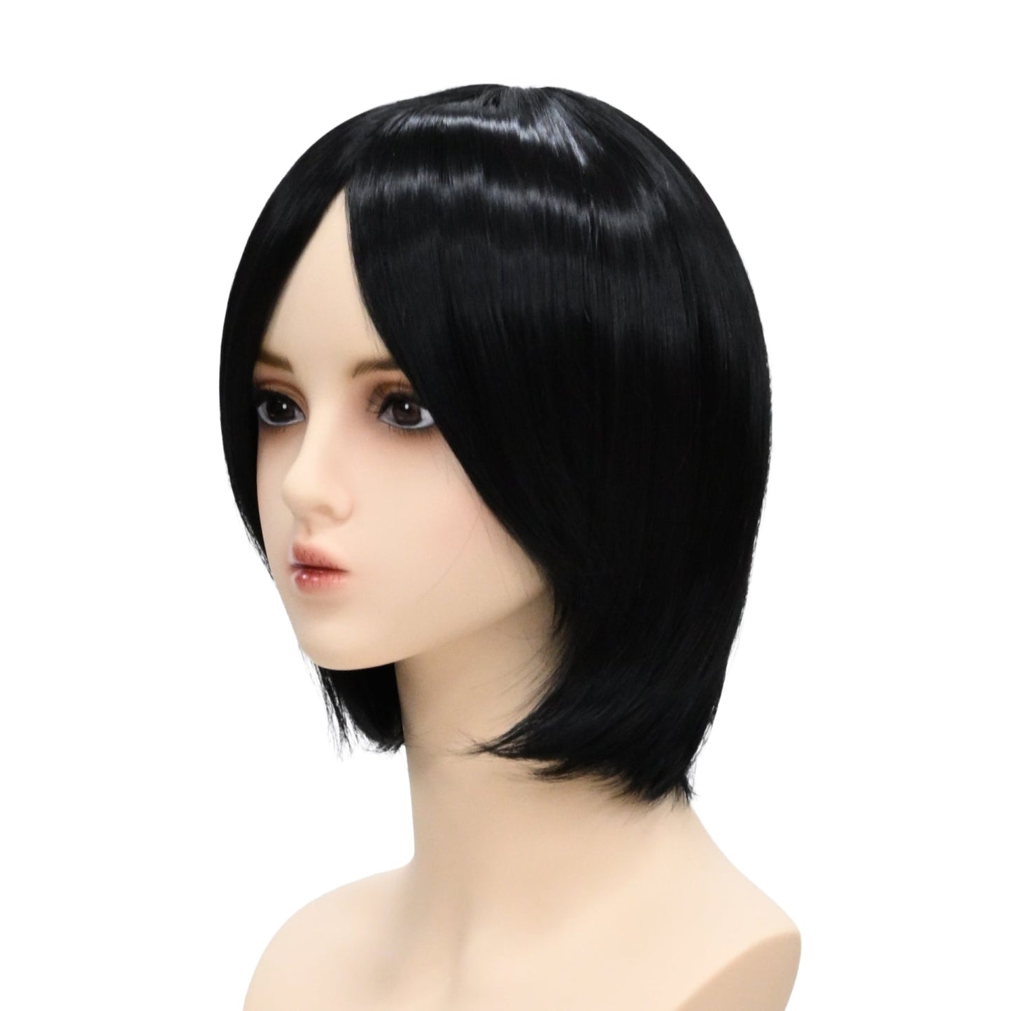 ウィッグ ボブ ブラック 黒 コスプレ かつら 大人用 女性用 耐熱 カラー 仮装グッズ aw0031