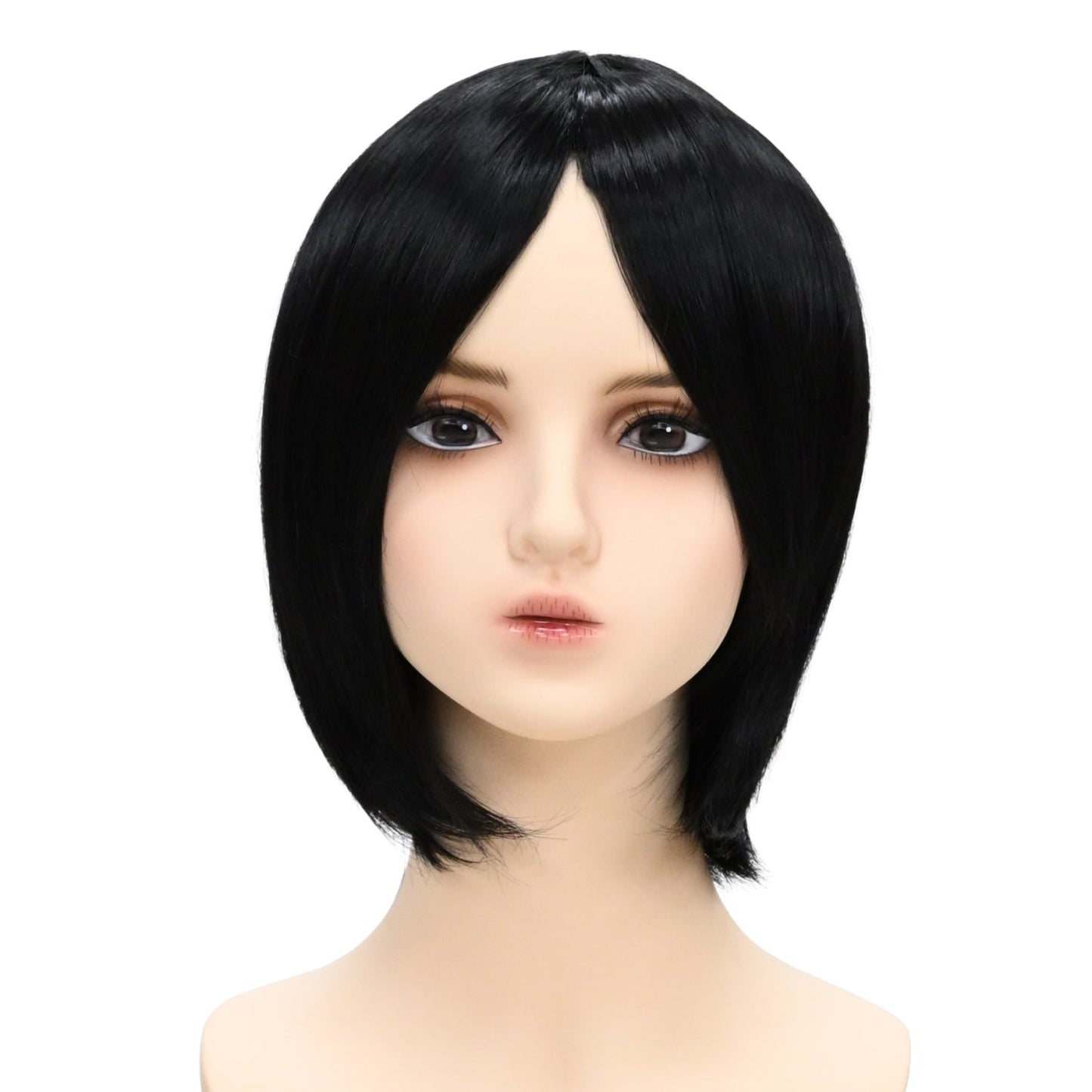 ウィッグ ボブ ブラック 黒 コスプレ かつら 大人用 女性用 耐熱 カラー 仮装グッズ aw0031