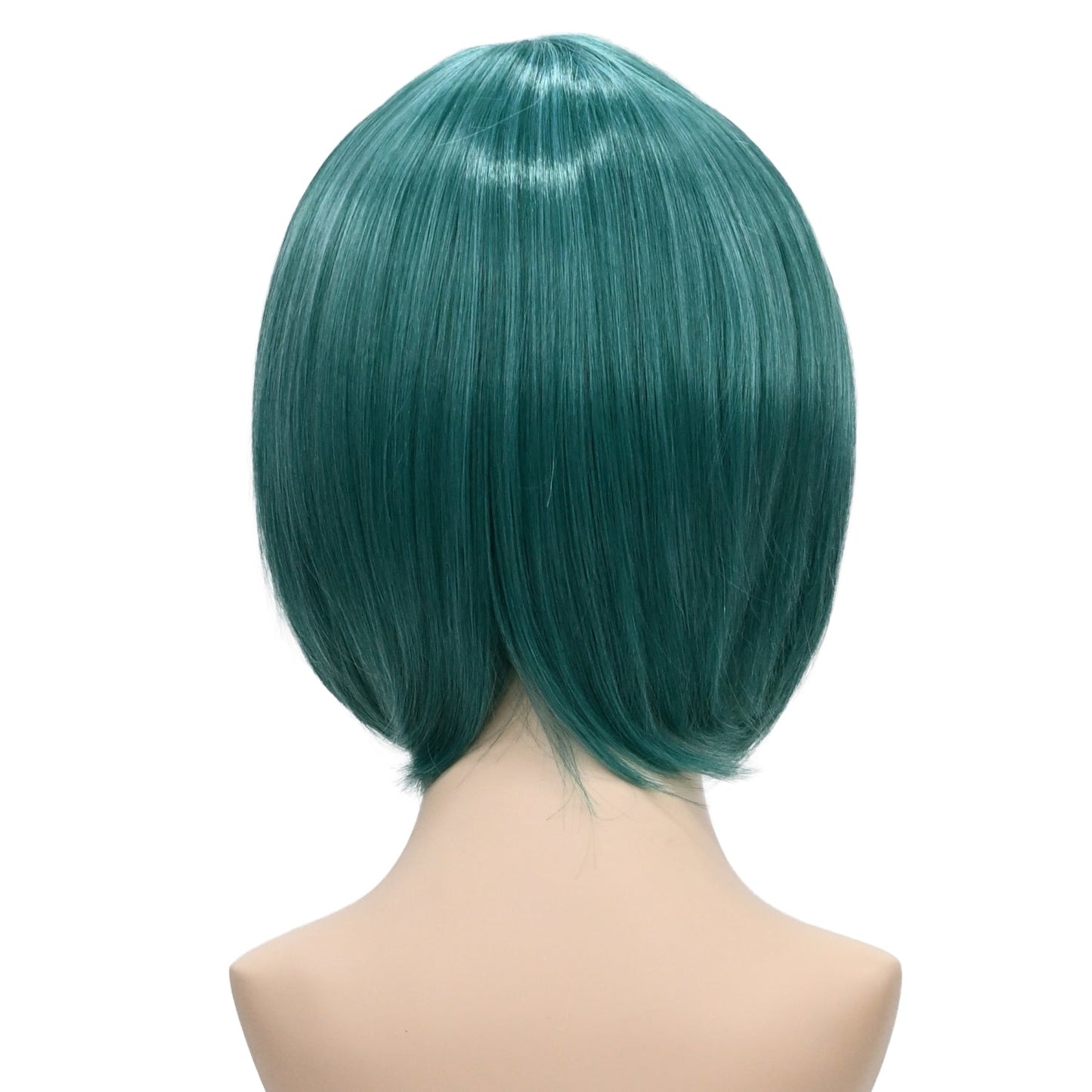 ウィッグ ボブ グリーン 緑 エメラルドグリーン コスプレ かつら 大人用 女性用 耐熱 カラー 仮装グッズ aw0032