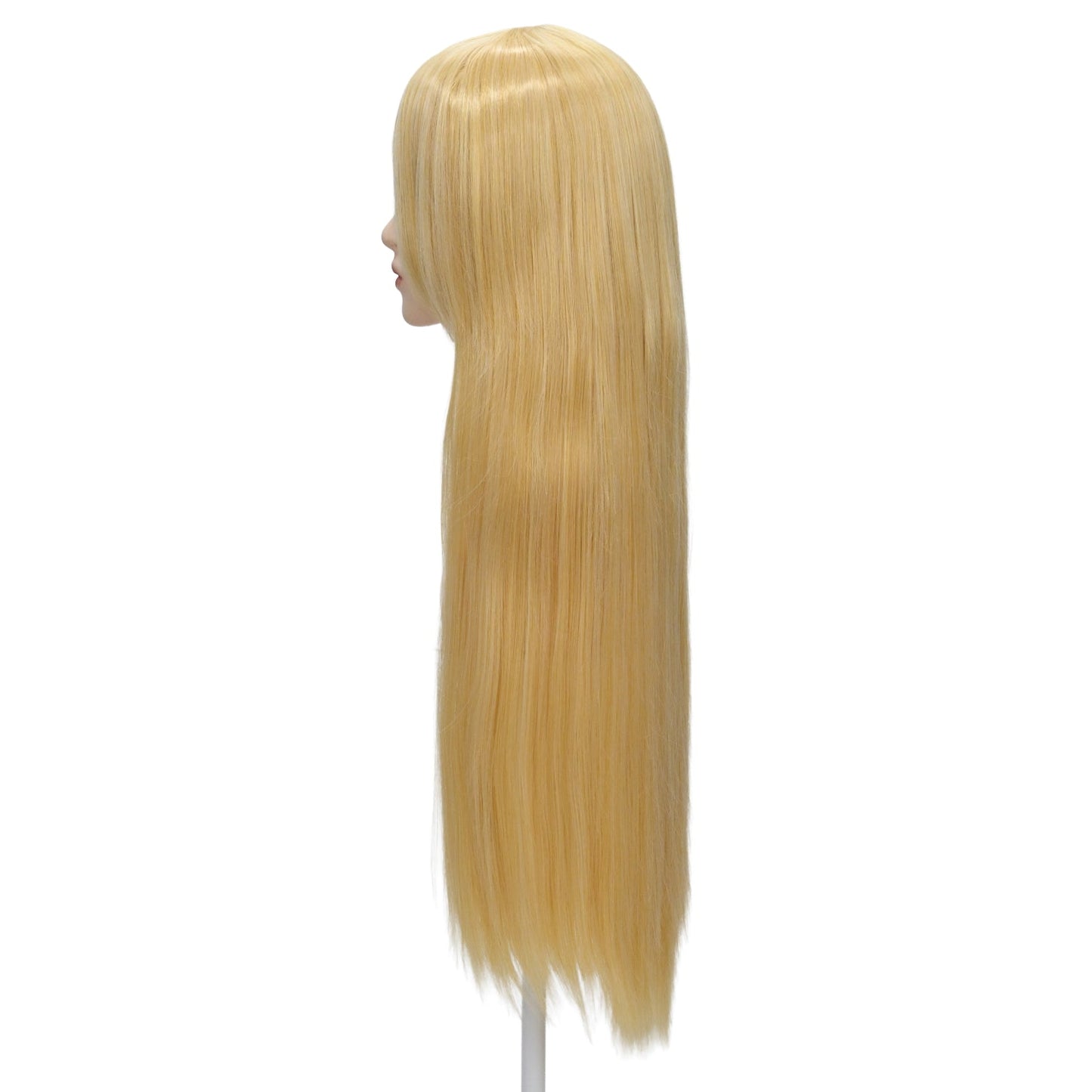 ウィッグ ロング ゴールド 金 プラチナブロンド コスプレ かつら 大人用 女性用 耐熱 カラー 仮装グッズ aw0039