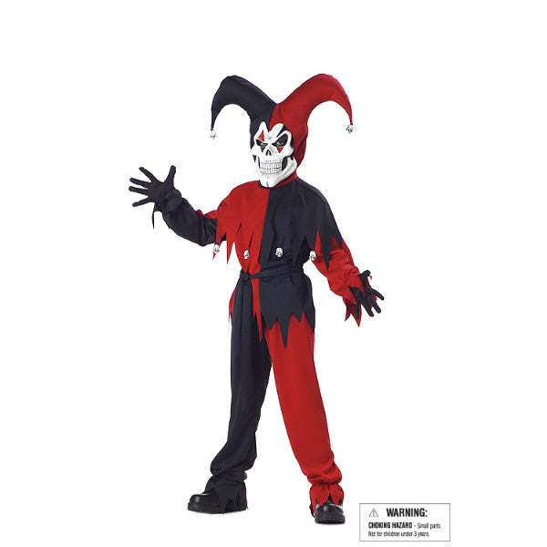 EVIL JESTER ホラー ピエロ 衣装、コスチューム 子供男性用 コスプレ