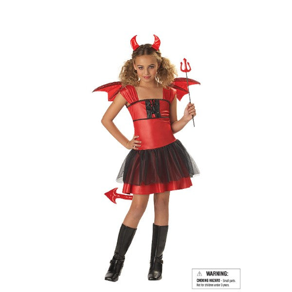 DEVIL DARLING 悪魔 ホラー 衣装、コスチューム 子供女性用 コスプレ