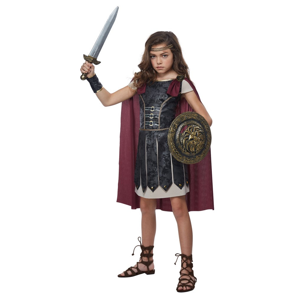 グラディエーター 衣装、コスチューム 子供女性用 戦士 FEARLESS GLADIATOR/CHILD コスプレ