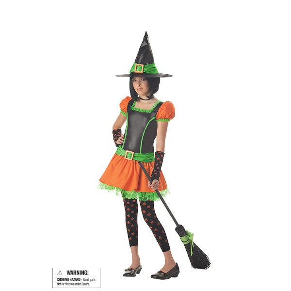 SASSY PUMPKIN WITCH　魔女　魔法使い　衣装、コスチューム　子供女性用　コスプレ