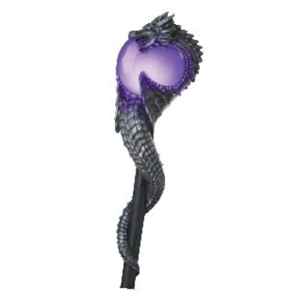 魔法使いの杖 ステッキ ウィザードステッキ ヴィラン 武器 大人用 コスプレグッズ 仮装グッズ ドラゴン