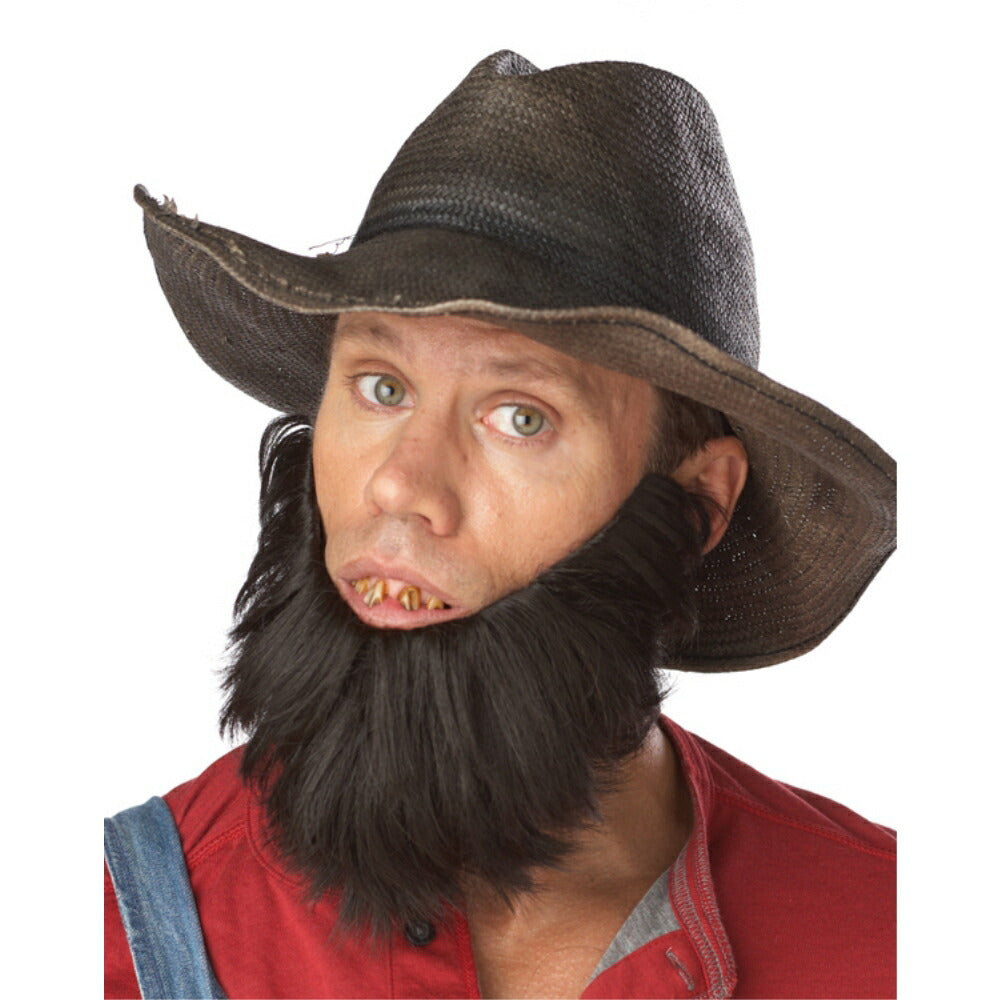 ダークブラウン ロング アゴヒゲ カントリーミュージシャン コスプレ