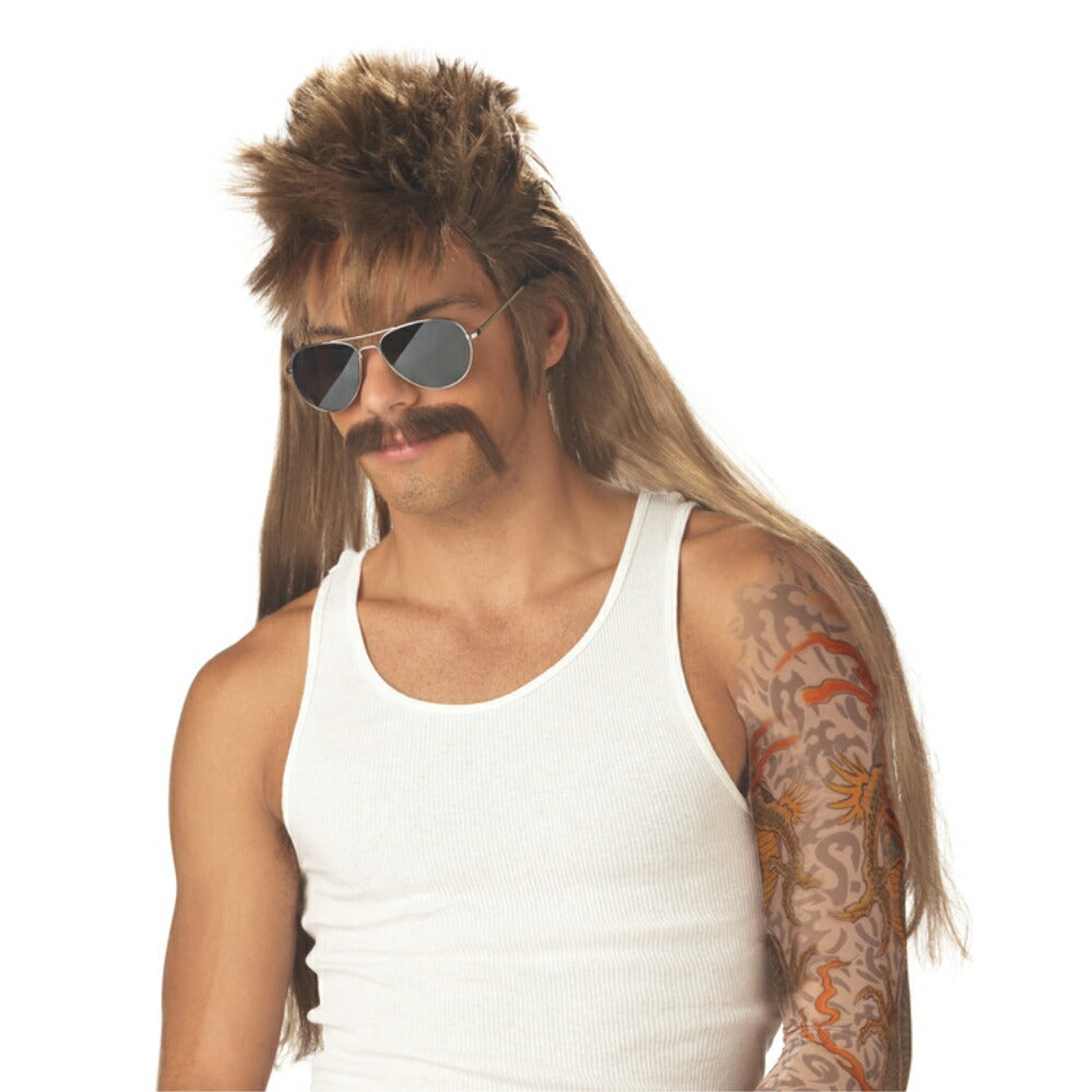 ブロンド ロング、ミシシッピマッドフラップ ウィッグ、かつら アメリカンガイ コスプレ