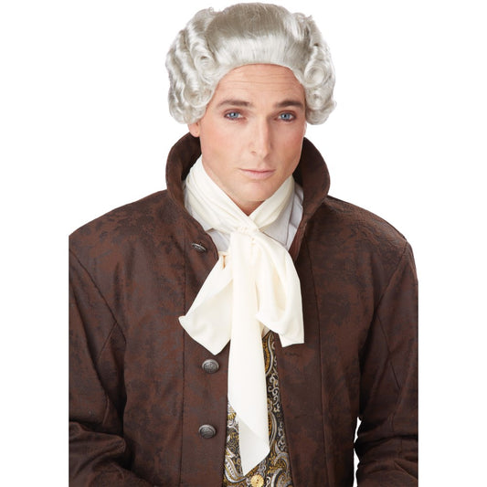 グレー ロング束ね髪 ウィッグ、かつら 中世ヨーロッパ貴族 コスプレ