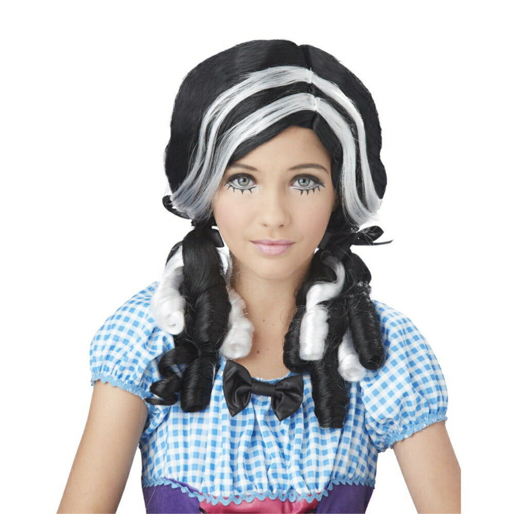 ブラックu0026ホワイト ドーリッシュ ウィッグ、かつら フレンチドール、お人形 コスプレ – ハロウィン衣装の通販 – アメリカンコスチューム