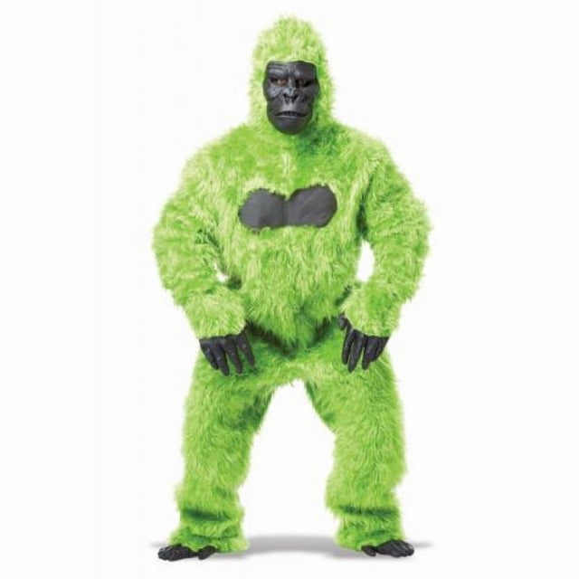 ゴリラ 衣装、コスチューム 大人男性用 着ぐるみ グリーン コスプレ