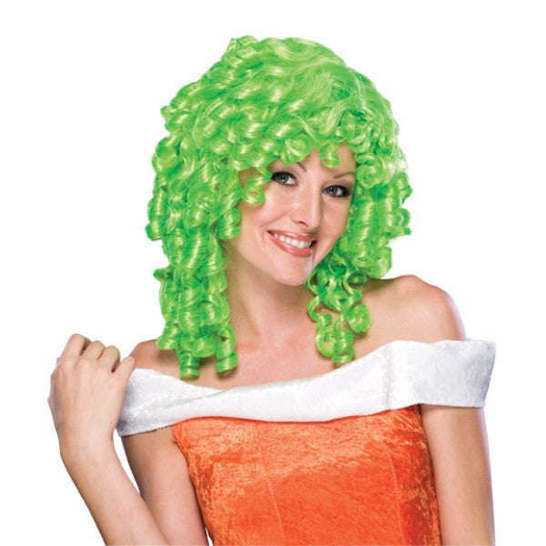 Curly Top ウィッグ、かつら グリーン 女性用 コスプレ