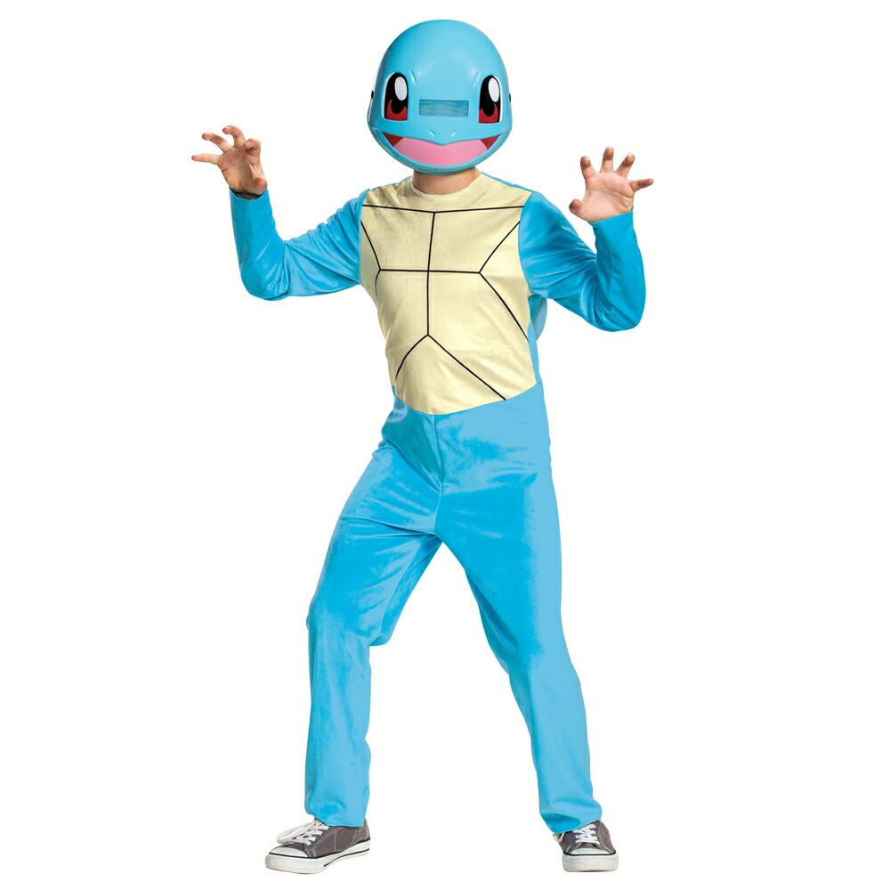 ゼニガメ ポケモン 衣装、コスチューム Classic 子供男性用 ポケットモンスター
