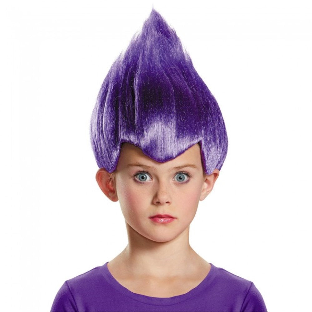 ワッキー トロールズ ウィッグ パープル 子供用 Purple Wacky Wig - Child コスプレ