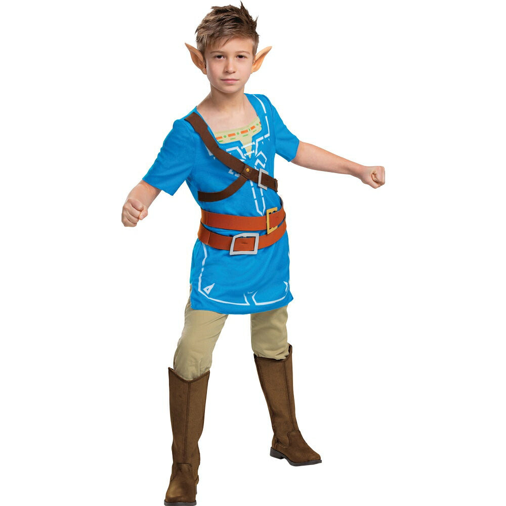リンク コスチューム ゼルダの伝説 子供男性用 コスプレ衣装 Classic ブレス オブ ザ ワイルド
