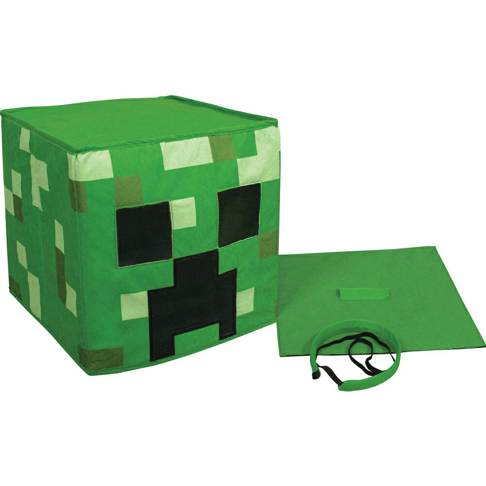 クリーパー　マインクラフト　マスク　コスプレ　子供用　MINECRAFT BLOCK HEAD