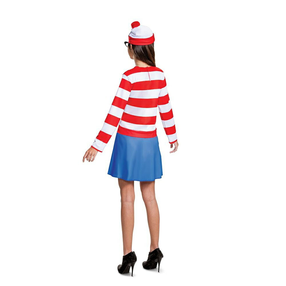 ウォーリーを探せ 大人女性 衣装、コスチューム Classic コスプレ衣装