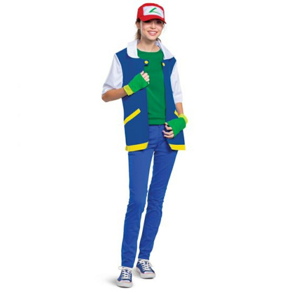 サトシ コスチューム ポケモン Classic 大人男性用 コスプレ衣装 ポケットモンスター 男女兼用