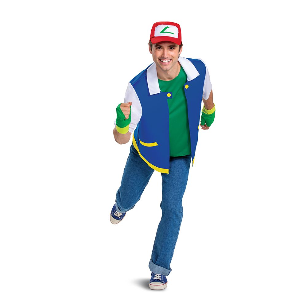 サトシ コスチューム ポケモン Classic 大人男性用 コスプレ衣装 ポケットモンスター 男女兼用