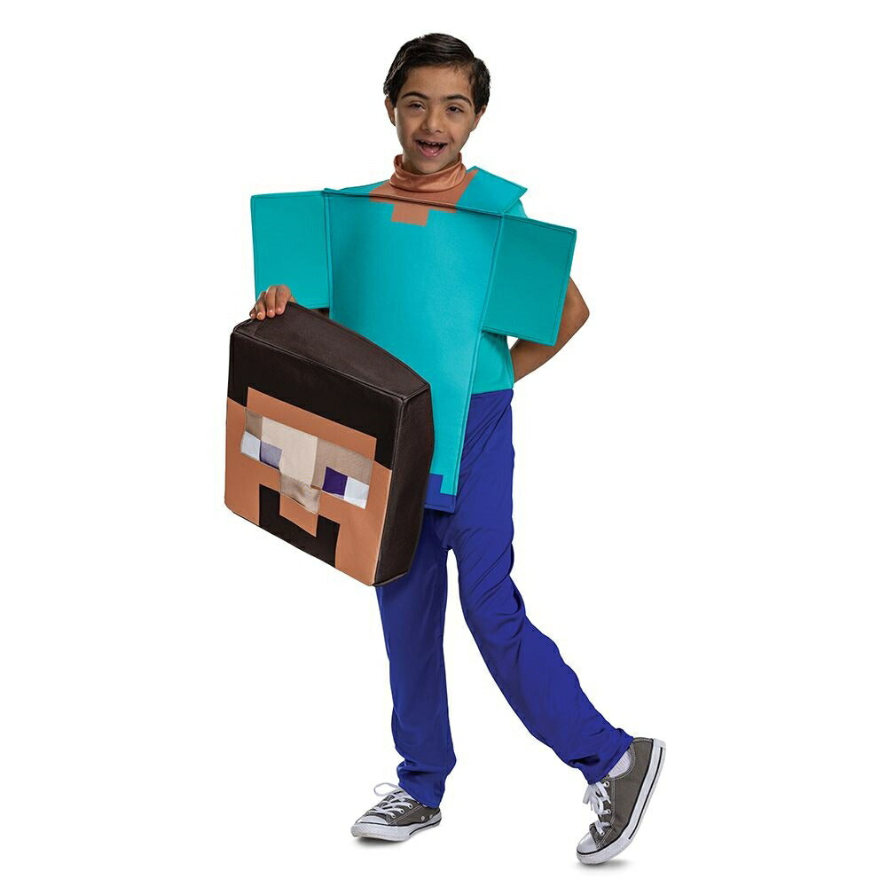 マインクラフト 衣装、コスチューム スティーブ 子供男性用 コスプレ衣装