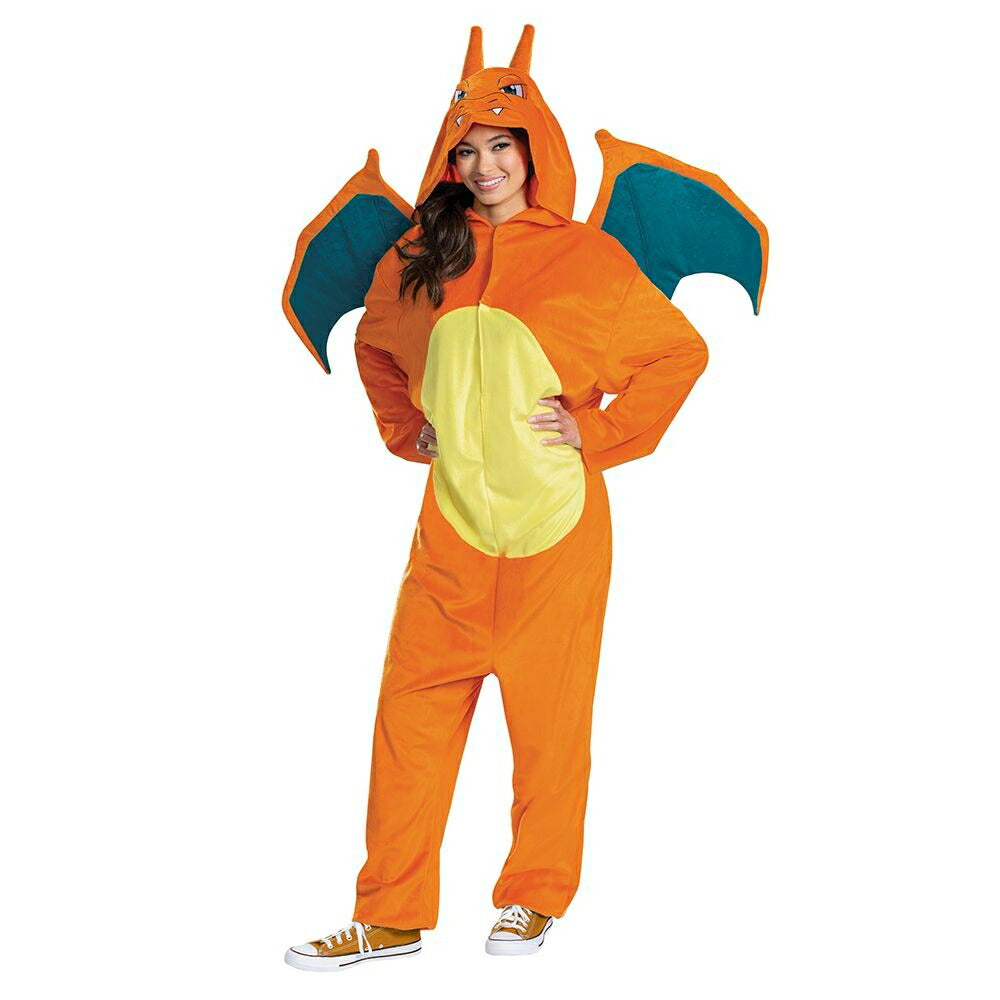リザードン 衣装、コスチューム ポケットモンスター 大人男性用 Deluxe ポケモン コスプレ衣装