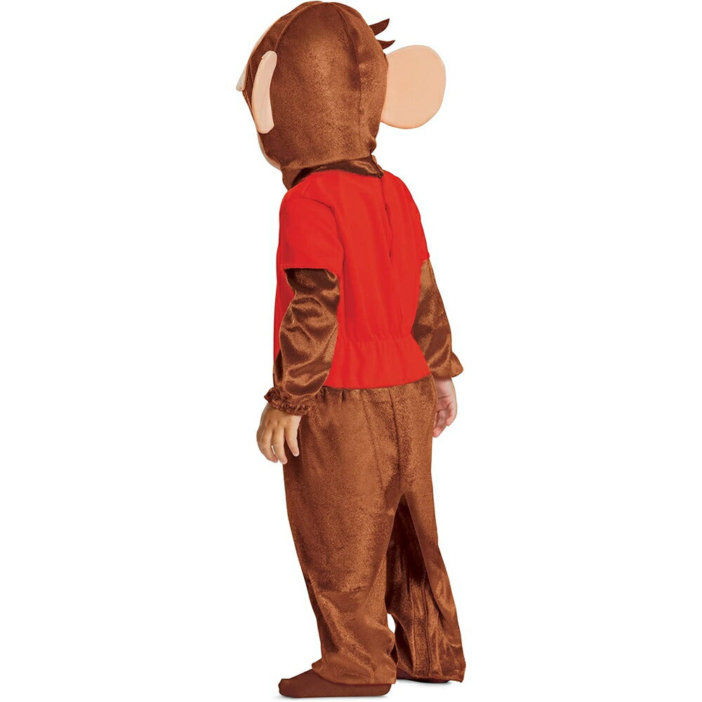 おさるのジョージ コスチューム ジョージ 子供男性用 コスプレ衣装 赤ちゃん、幼児用 Curious George