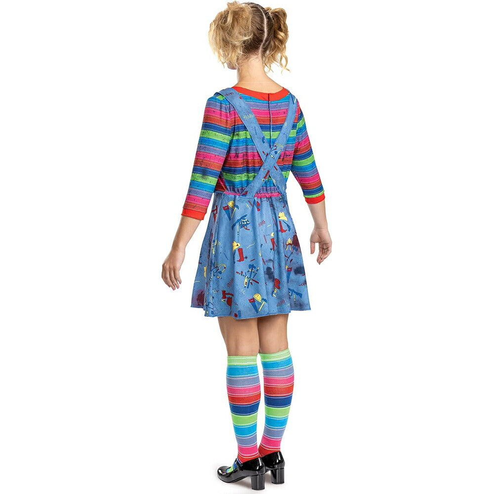 チャッキー コスチューム チャイルドプレイ 大人女性用 コスプレ衣装 Deluxe Chucky