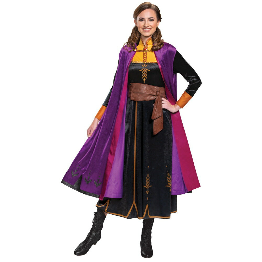 アナ アナと雪の女王2 衣装、コスチューム Deluxe 大人女性用