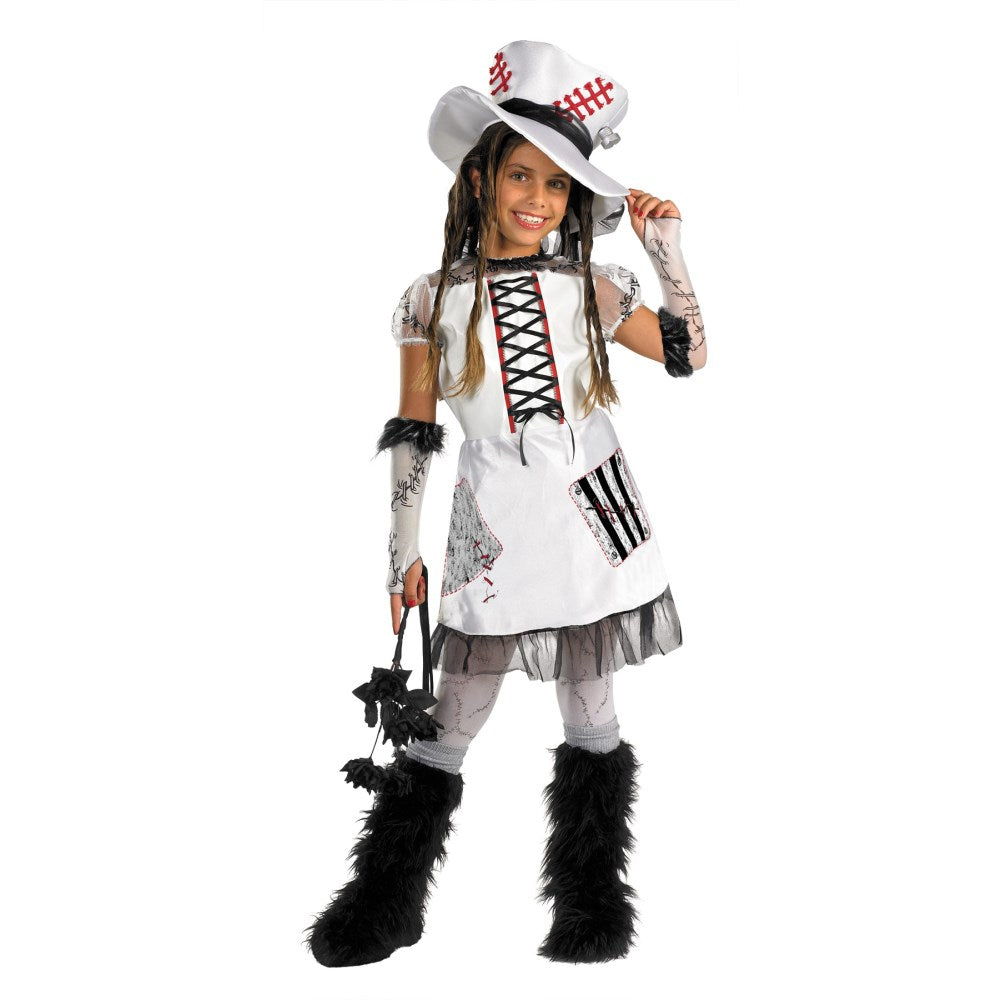 モンスターブライド ゴシック 衣装、コスチューム 子供女性用 MONSTER BRIDE WHITE コスプレ