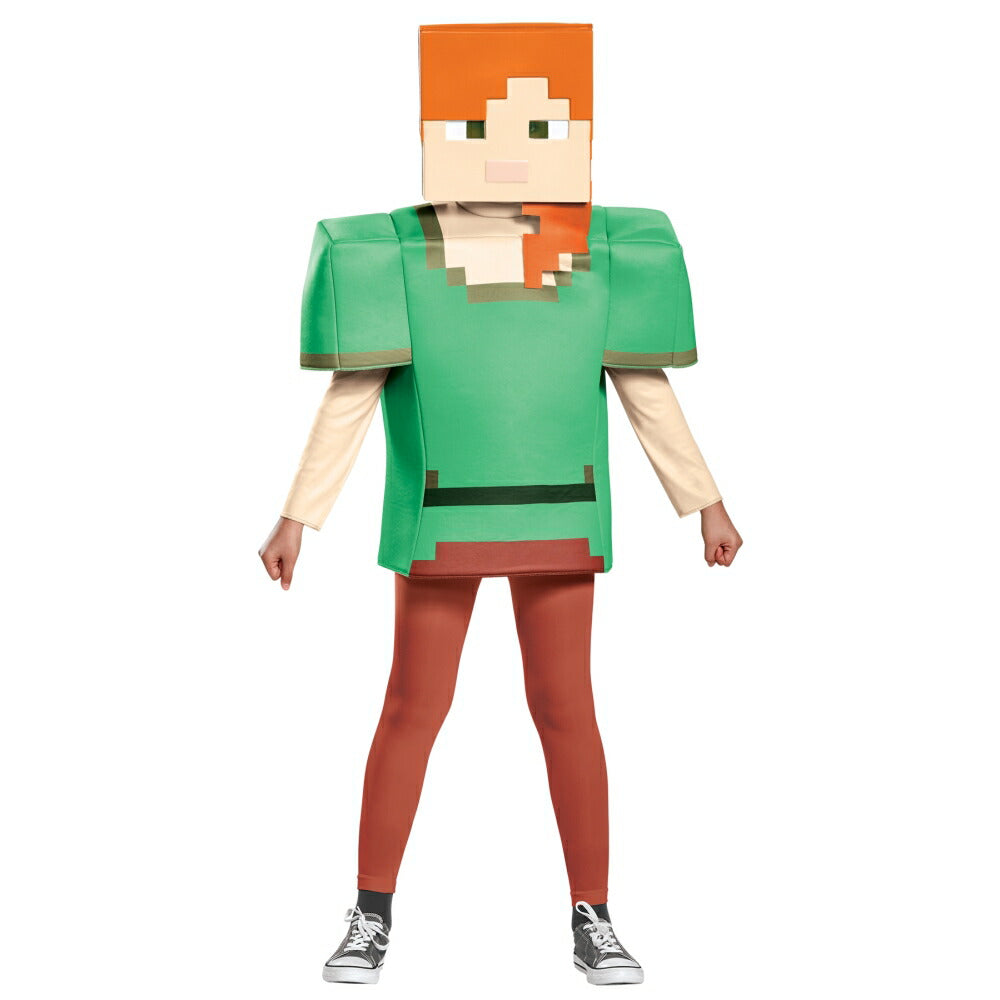 マインクラフト アレックス 衣装、コスチューム Classic 子供男性用 3D