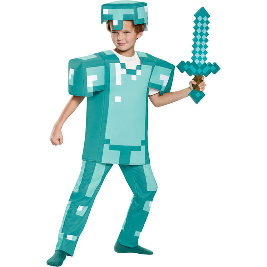 マインクラフト コスチューム アーマー 鎧 子供男性用 Deluxe コスプレ衣装 3D Minecraft