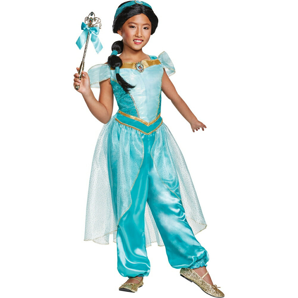 アラジン ジャスミン 衣装、コスチューム Deluxe 子供女性用 コスプレ