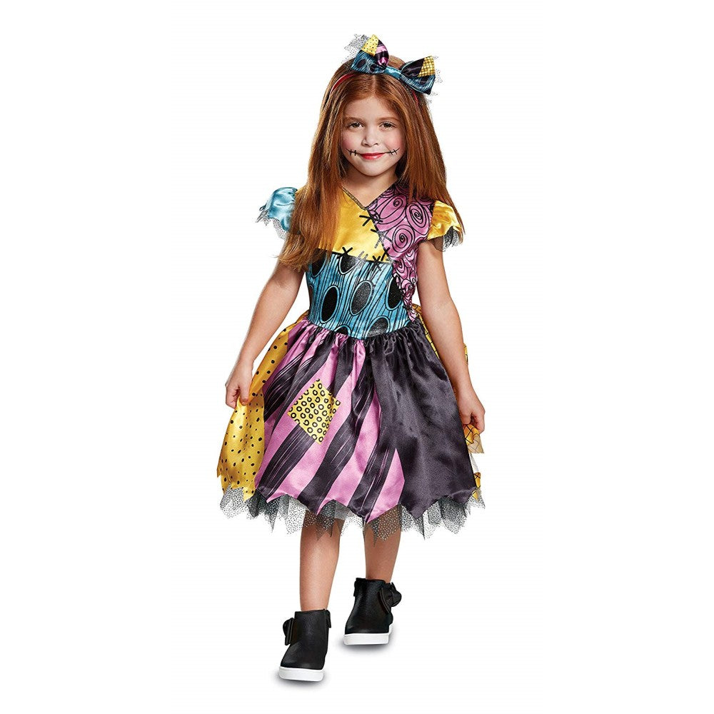 サリー 衣装、コスチューム 子供女性用 ナイトメアー・ビフォア・クリスマス ディズニー Classic コスプレ