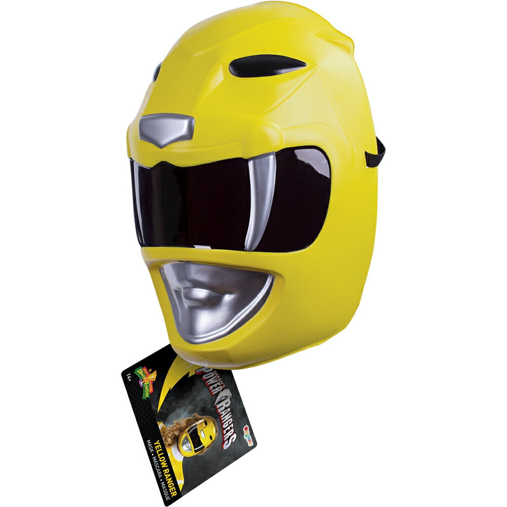 パワーレンジャー マスク イエロー 戦隊ヒーロー 大人用 コスプレ Mighty Morphin