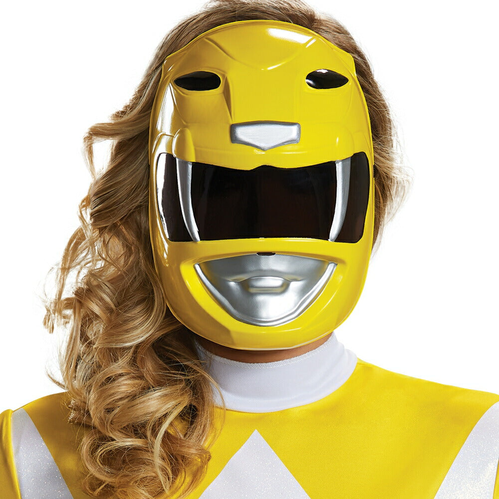 パワーレンジャー マスク イエロー 戦隊ヒーロー 大人用 コスプレ Mighty Morphin