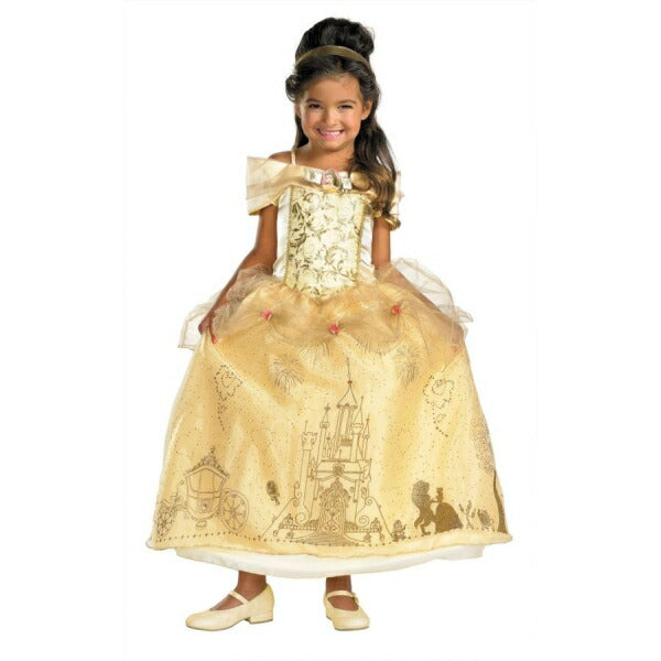 ベル ドレス、衣装、コスチューム Prestige 子供女性用 ディズニー 美女と野獣 コスプレ