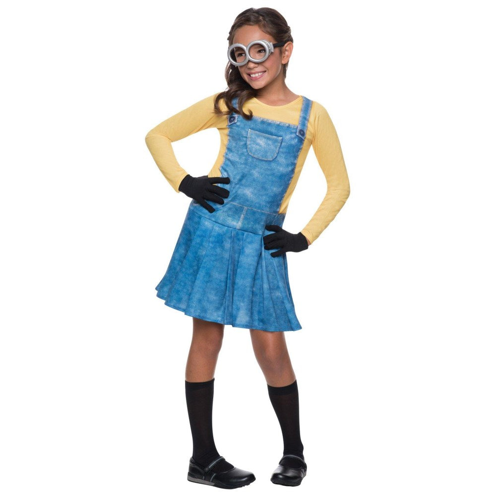 ミニオン　衣装、コスチューム　子供女性用　ミニオンズ　Female Minion Child Costume　コスプレ