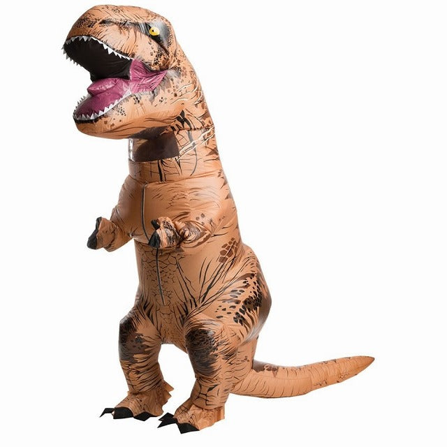 恐竜 コスチューム ティラノサウルス 着ぐるみ ジュラシックワールド 大人用 空気で膨らむ T-REX コスプレ