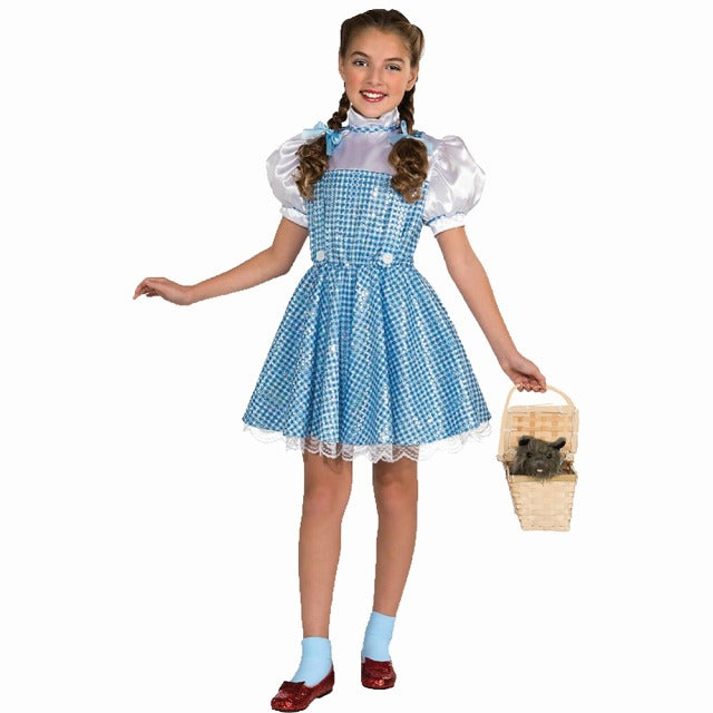 ドロシー 衣装、コスチューム 子供女性用 オズの魔法使い DOROTHY SEQUIN コスプレ