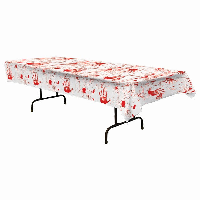 ハロウィン テーブルクロス ホラー デコレーション BLOODY HANDPRINTS TABLECOVER コスプレ