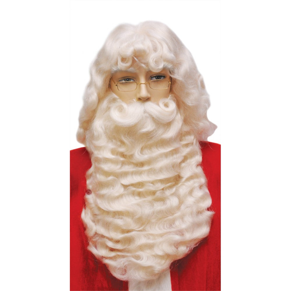 サンタクロース ウィッグ、ヒゲ クリスマス 仮装グッズ SANTA SET 004 SUPREME WHITE コスプレ