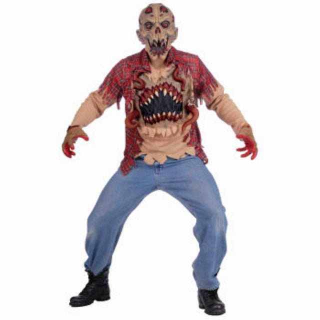 ゾンビ 衣装、コスチューム 大人男性用 ホラー ALIEN ABDUCTION コスプレ