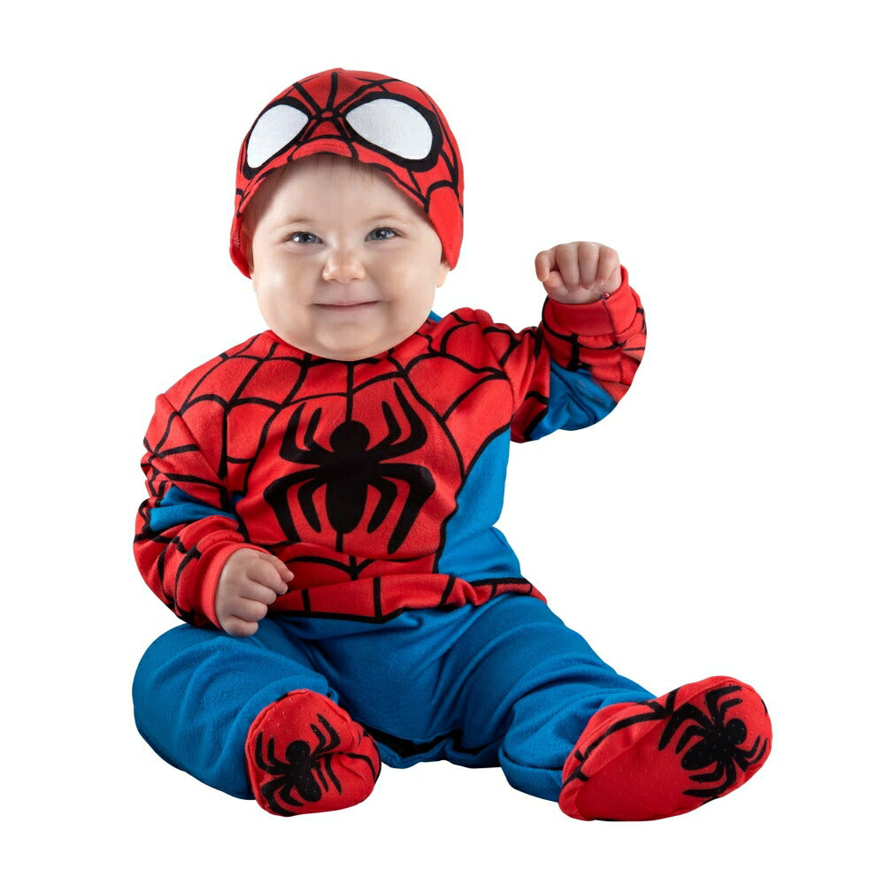 スパイダーマン コスチューム マーベル ベビー用 コスプレ衣装 赤ちゃん用