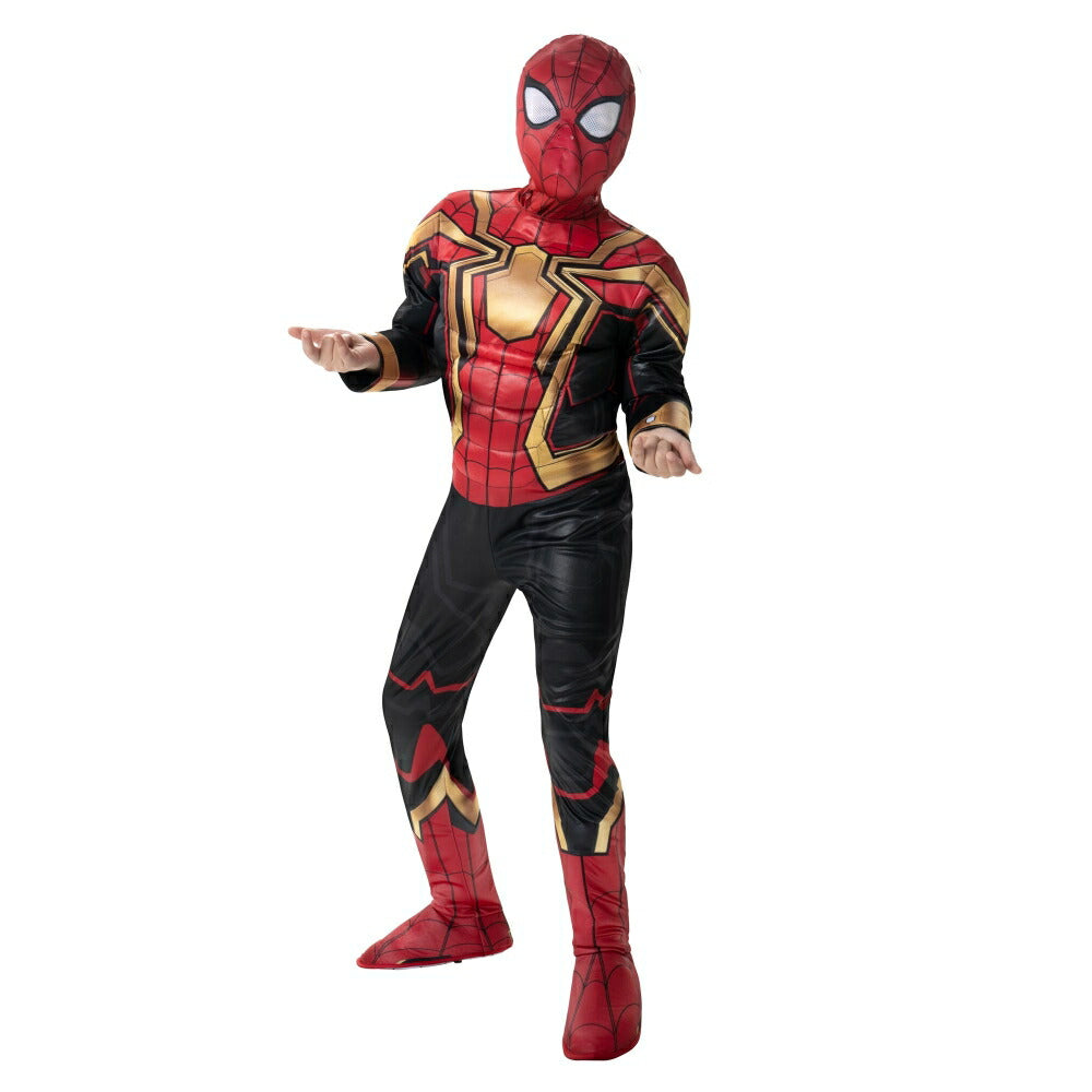スパイダーマン コスチューム インテグレーテッドスーツ 子供男性用 コスプレ衣装 マーベル Qualux