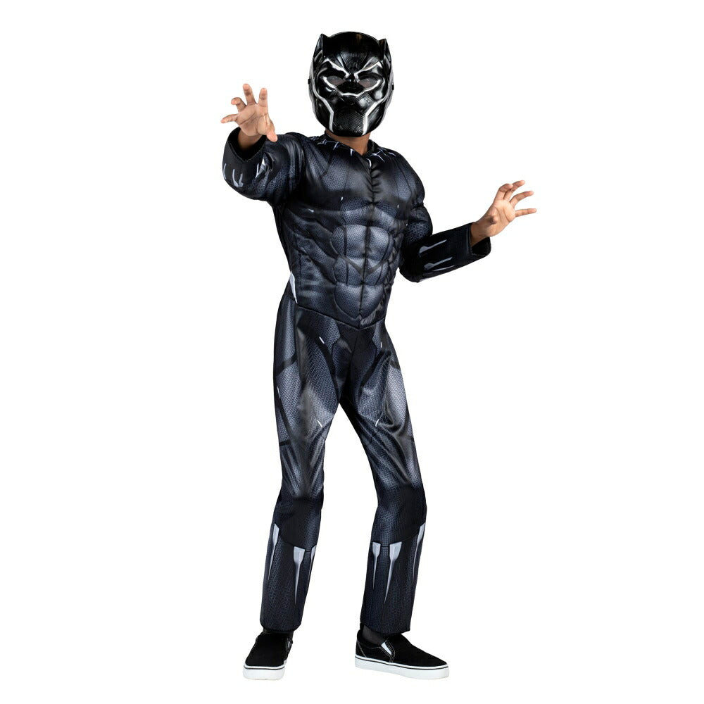 ブラックパンサー コスチューム アベンジャーズ マーベル 子供男性用 コスプレ衣装 Qualux