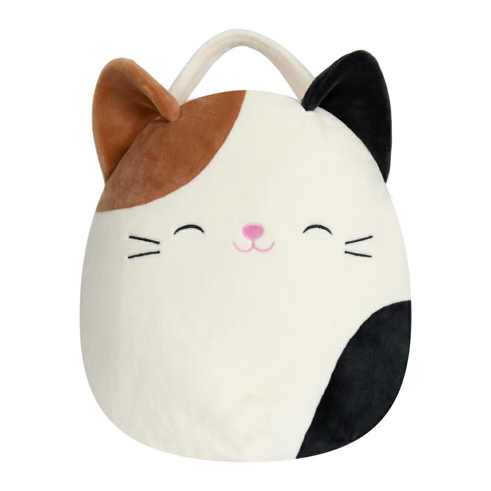 ねこ　ぬいぐるみバッグ　スクイッシュマロ　三毛猫　ふわふわ　SQUISHMALLOWS CAM CAT