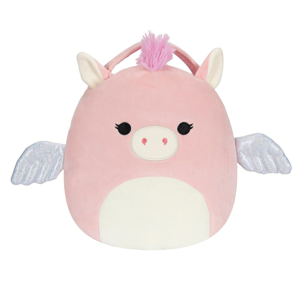 ペガサス　ぬいぐるみバッグ　スクイッシュマロ　ピンク　ふわふわ　SQUISHMALLOWS PALOMA