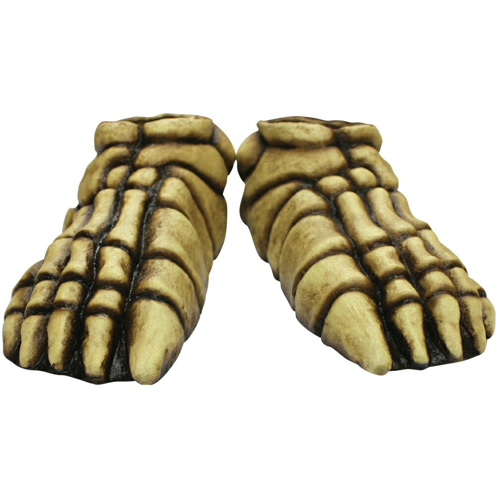 スケルトン・骸骨の足 フットカバー ホラー SKELETON FEET BONE COLOR